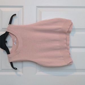 DOUBLE ZERO pink tank top